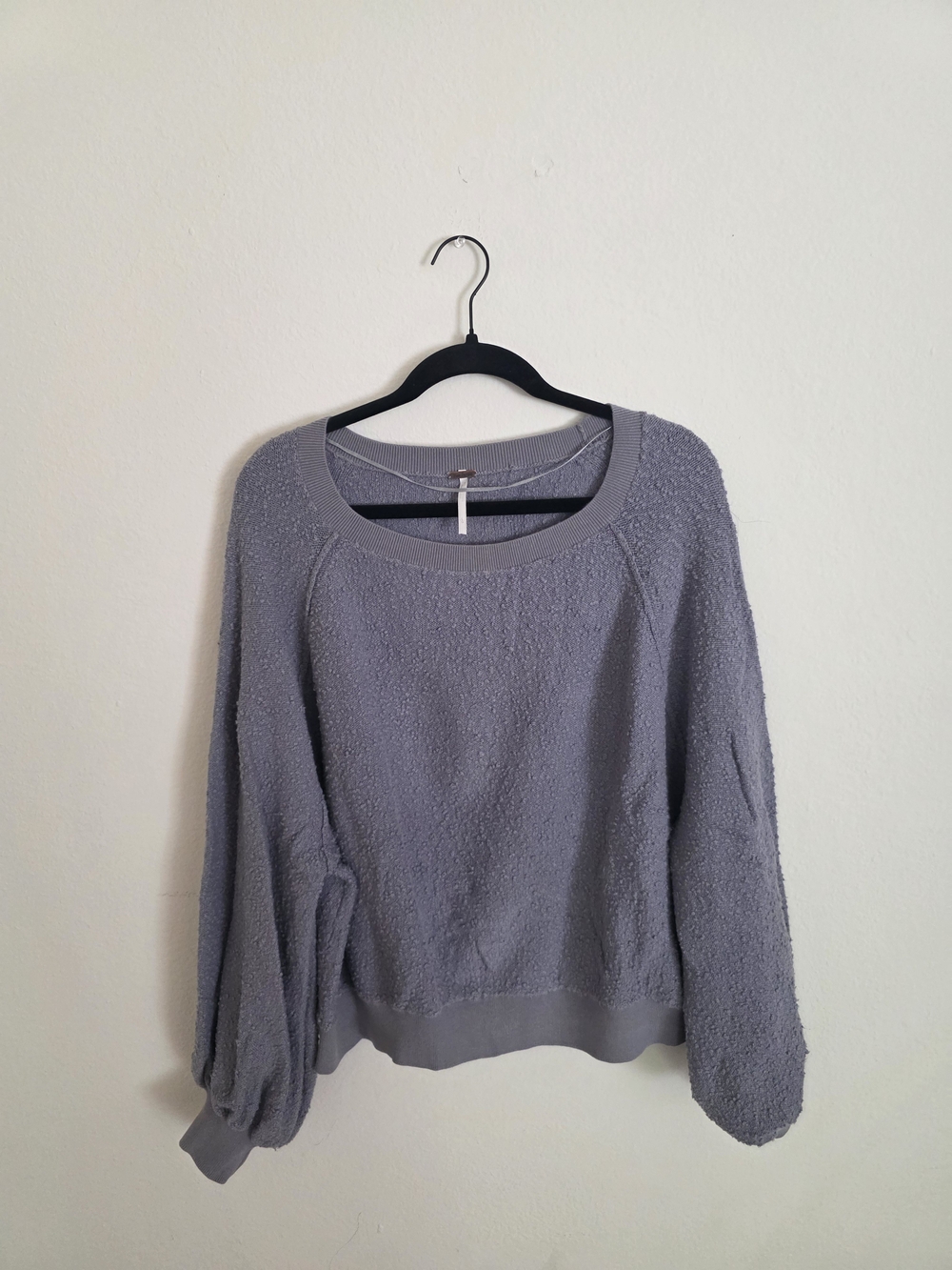 Free People Lavender Crewneck Pullover